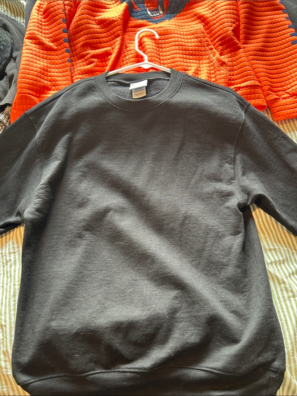 Champion Black Crewneck Sweatshirt